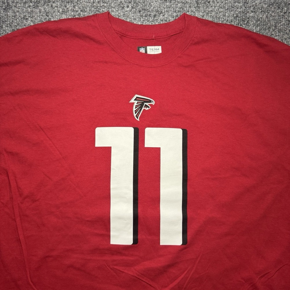 Atlanta Falcons‎ T-Shirt Jersey Julio Jones #11 NFL Red Men's Size XXL Brand New